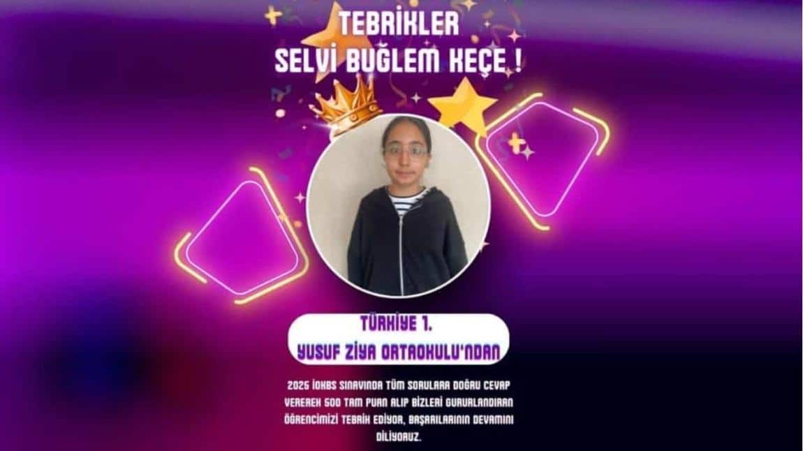 GURULANDIRAN BAŞARI: TÜRKİYE 1'NCİSİ SELVİ BUĞLEM KEÇE!